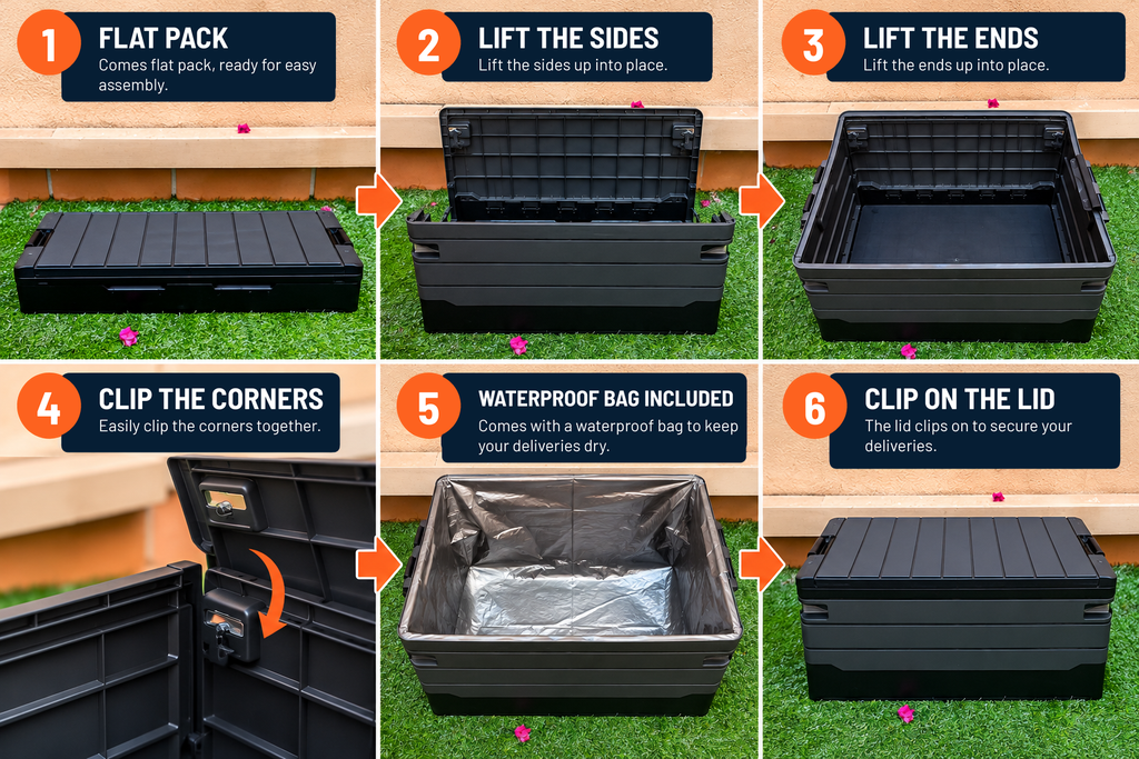 Sling It In Foldable Parcel Box